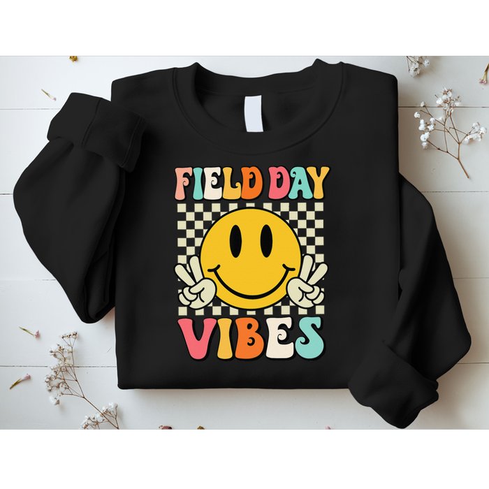 Field Day Vibes Funny For Teacher Happy Field Day 2025 1 Gift Sweatshirt