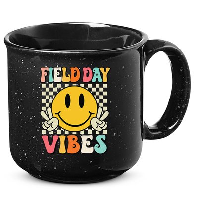 Field Day Vibes Funny For Teacher Happy Field Day 2025 1 Gift 15oz Campfire Ceramic Mug