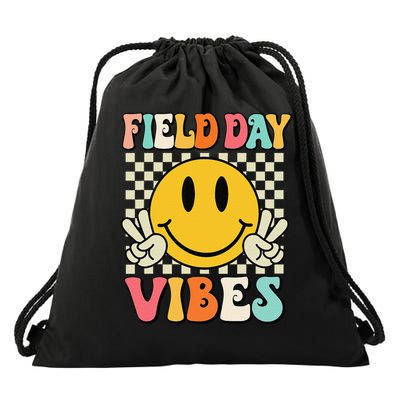 Field Day Vibes Funny For Teacher Happy Field Day 2025 1 Gift Drawstring Bag
