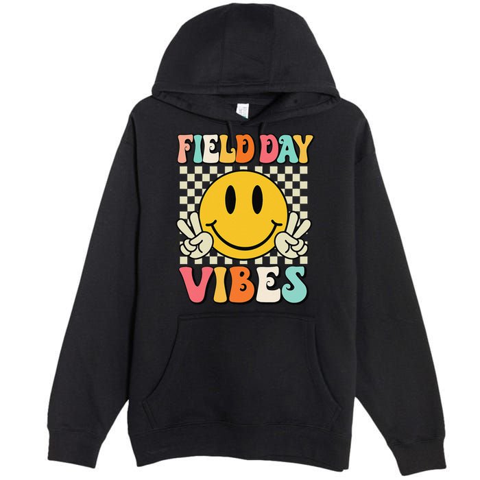 Field Day Vibes Funny For Teacher Happy Field Day 2025 1 Gift Premium Pullover Hoodie