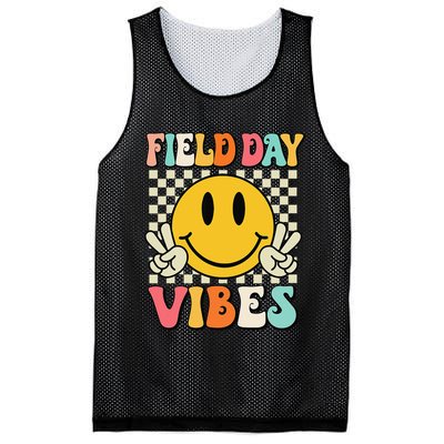 Field Day Vibes Funny For Teacher Happy Field Day 2025 1 Gift Mesh Reversible Basketball Jersey Tank