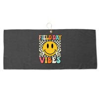 Field Day Vibes Funny For Teacher Happy Field Day 2025 1 Gift Large Microfiber Waffle Golf Towel