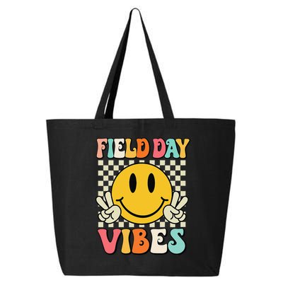 Field Day Vibes Funny For Teacher Happy Field Day 2025 1 Gift 25L Jumbo Tote