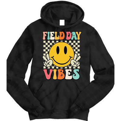 Field Day Vibes Funny For Teacher Happy Field Day 2025 1 Gift Tie Dye Hoodie