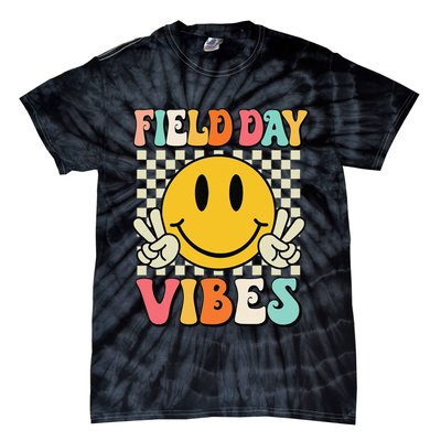 Field Day Vibes Funny For Teacher Happy Field Day 2025 1 Gift Tie-Dye T-Shirt