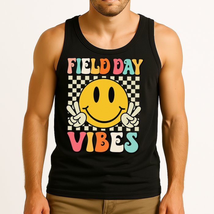 Field Day Vibes Funny For Teacher Happy Field Day 2025 1 Gift Tank Top
