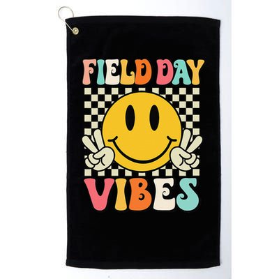 Field Day Vibes Funny For Teacher Happy Field Day 2025 1 Gift Golf Towel