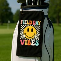 Field Day Vibes Funny For Teacher Happy Field Day 2025 1 Gift Golf Towel