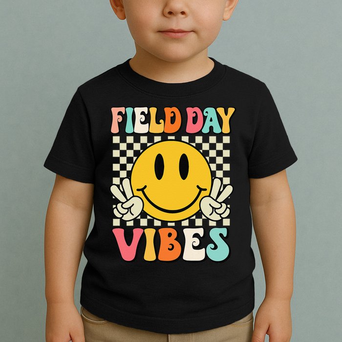 Field Day Vibes Funny For Teacher Happy Field Day 2025 1 Gift Toddler T-Shirt