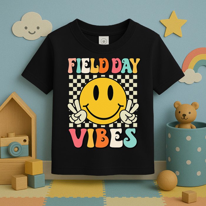 Field Day Vibes Funny For Teacher Happy Field Day 2025 1 Gift Toddler T-Shirt