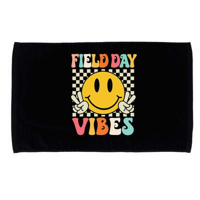 Field Day Vibes Funny For Teacher Happy Field Day 2025 1 Gift Microfiber Hand Towel