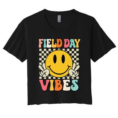 Field Day Vibes Funny For Teacher Happy Field Day 2025 1 Gift Crop Top