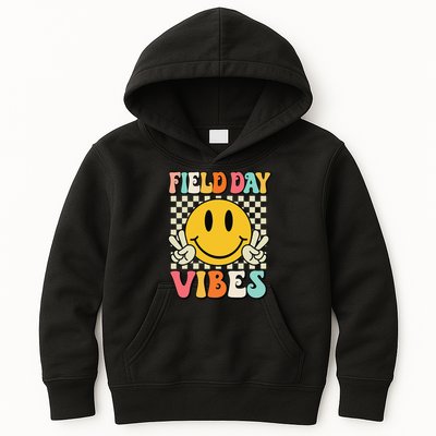 Field Day Vibes Funny For Teacher Happy Field Day 2025 1 Gift Kids Hoodie
