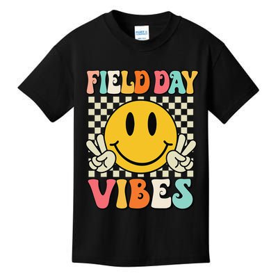 Field Day Vibes Funny For Teacher Happy Field Day 2025 1 Gift Kids T-Shirt
