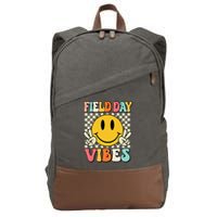 Field Day Vibes Funny For Teacher Happy Field Day 2025 1 Gift Cotton Canvas Backpack