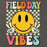 Field Day Vibes Funny For Teacher Happy Field Day 2025 1 Gift Cotton Canvas Backpack