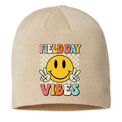 Field Day Vibes Funny For Teacher Happy Field Day 2025 1 Gift Sustainable Beanie