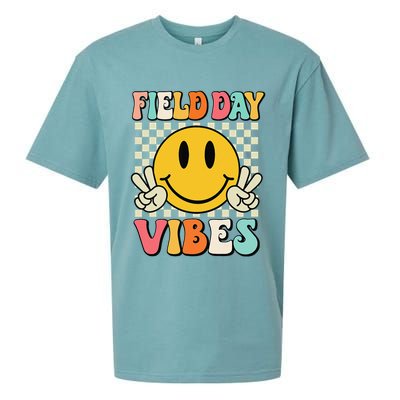 Field Day Vibes Funny For Teacher Happy Field Day 2025 1 Gift Sueded Cloud Jersey T-Shirt
