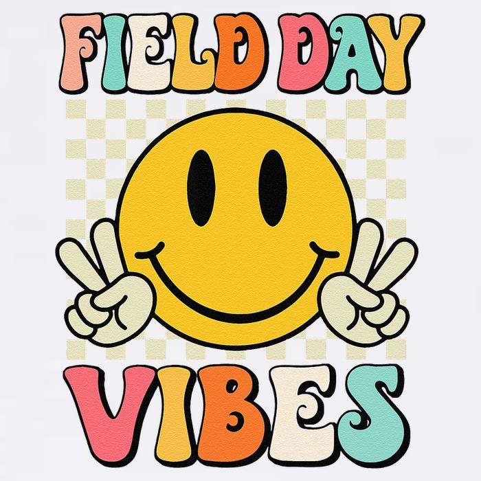 Field Day Vibes Funny For Teacher Happy Field Day 2025 1 Gift Garment-Dyed Sweatshirt