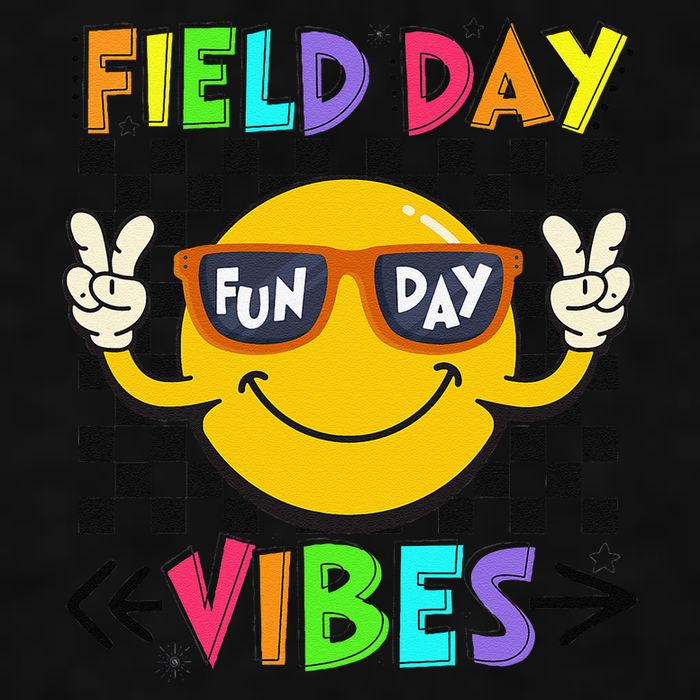 Field Day Vibes 2025 Happy Field Day Vibes Teacher Ladies PosiCharge Tri-Blend Wicking Tank