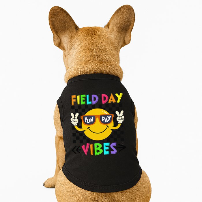 Field Day Vibes 2025 Happy Field Day Vibes Teacher Doggie Tank