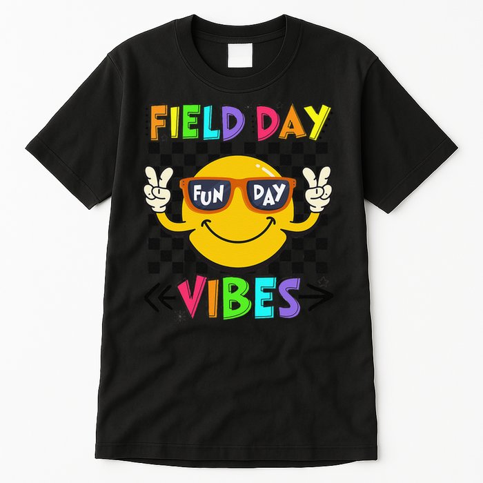 Field Day Vibes 2025 Happy Field Day Vibes Teacher Tall T-Shirt