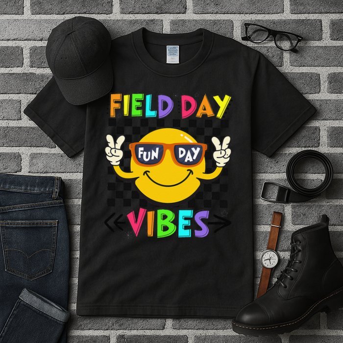 Field Day Vibes 2025 Happy Field Day Vibes Teacher Tall T-Shirt