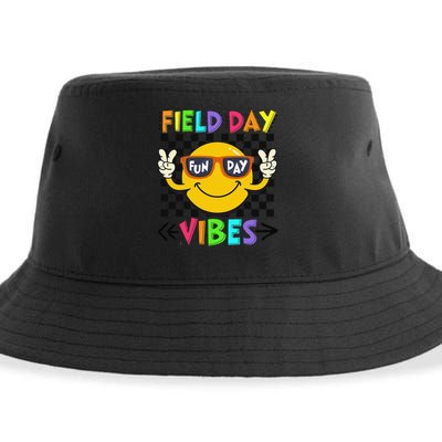 Field Day Vibes 2025 Happy Field Day Vibes Teacher Sustainable Bucket Hat
