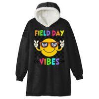 Field Day Vibes 2025 Happy Field Day Vibes Teacher Hooded Wearable Blanket