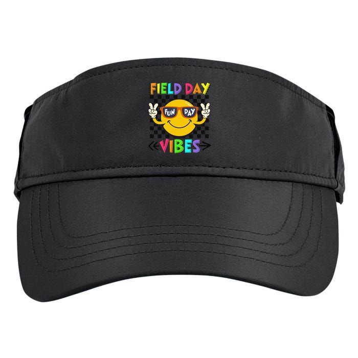 Field Day Vibes 2025 Happy Field Day Vibes Teacher Adult Drive Performance Visor