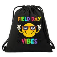 Field Day Vibes 2025 Happy Field Day Vibes Teacher Drawstring Bag