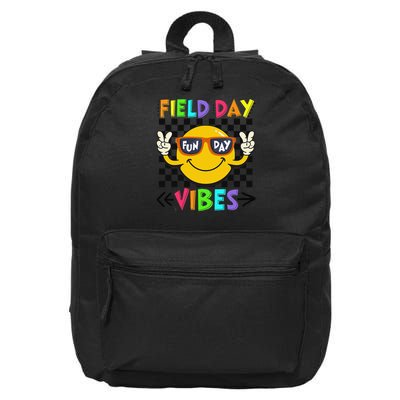 Field Day Vibes 2025 Happy Field Day Vibes Teacher 16 in Basic Backpack