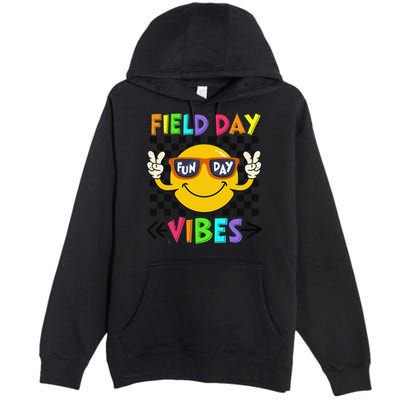 Field Day Vibes 2025 Happy Field Day Vibes Teacher Premium Pullover Hoodie