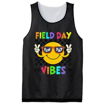 Field Day Vibes 2025 Happy Field Day Vibes Teacher Mesh Reversible Basketball Jersey Tank