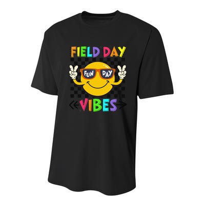 Field Day Vibes 2025 Happy Field Day Vibes Teacher Youth Performance Sprint T-Shirt