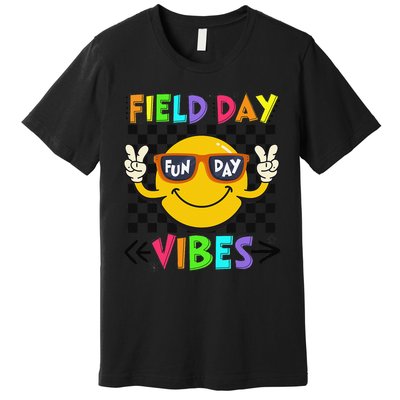 Field Day Vibes 2025 Happy Field Day Vibes Teacher Premium T-Shirt