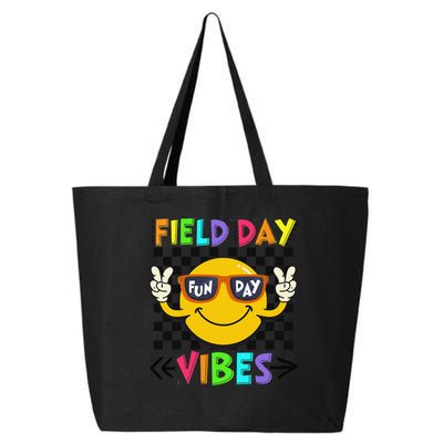 Field Day Vibes 2025 Happy Field Day Vibes Teacher 25L Jumbo Tote