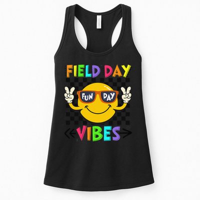 Field Day Vibes 2025 Happy Field Day Vibes Teacher Womens Tank Top