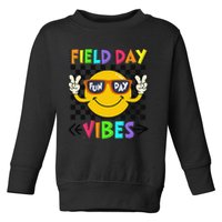 Field Day Vibes 2025 Happy Field Day Vibes Teacher Toddler Sweatshirt