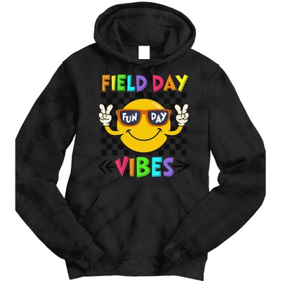 Field Day Vibes 2025 Happy Field Day Vibes Teacher Tie Dye Hoodie
