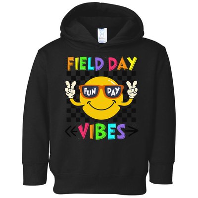 Field Day Vibes 2025 Happy Field Day Vibes Teacher Toddler Hoodie