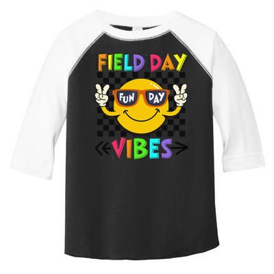 Field Day Vibes 2025 Happy Field Day Vibes Teacher Toddler Fine Jersey T-Shirt