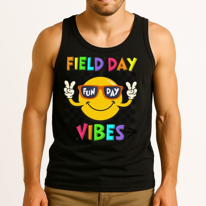 Field Day Vibes 2025 Happy Field Day Vibes Teacher Tank Top