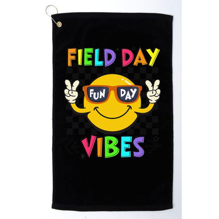 Field Day Vibes 2025 Happy Field Day Vibes Teacher Golf Towel