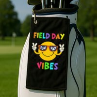 Field Day Vibes 2025 Happy Field Day Vibes Teacher Golf Towel