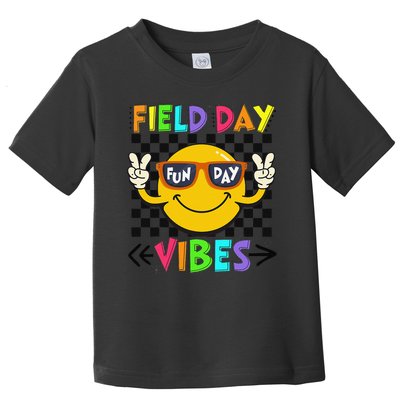 Field Day Vibes 2025 Happy Field Day Vibes Teacher Toddler T-Shirt