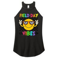 Field Day Vibes 2025 Happy Field Day Vibes Teacher Women's Perfect Tri Rocker Tank