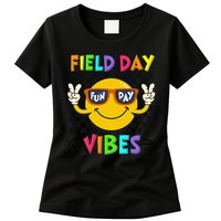 Field Day Vibes 2025 Happy Field Day Vibes Teacher Womens T-Shirt