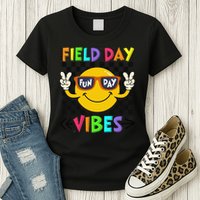 Field Day Vibes 2025 Happy Field Day Vibes Teacher Womens T-Shirt