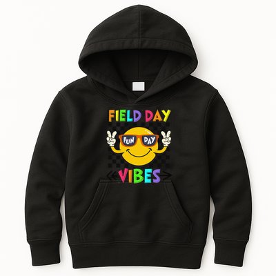Field Day Vibes 2025 Happy Field Day Vibes Teacher Kids Hoodie